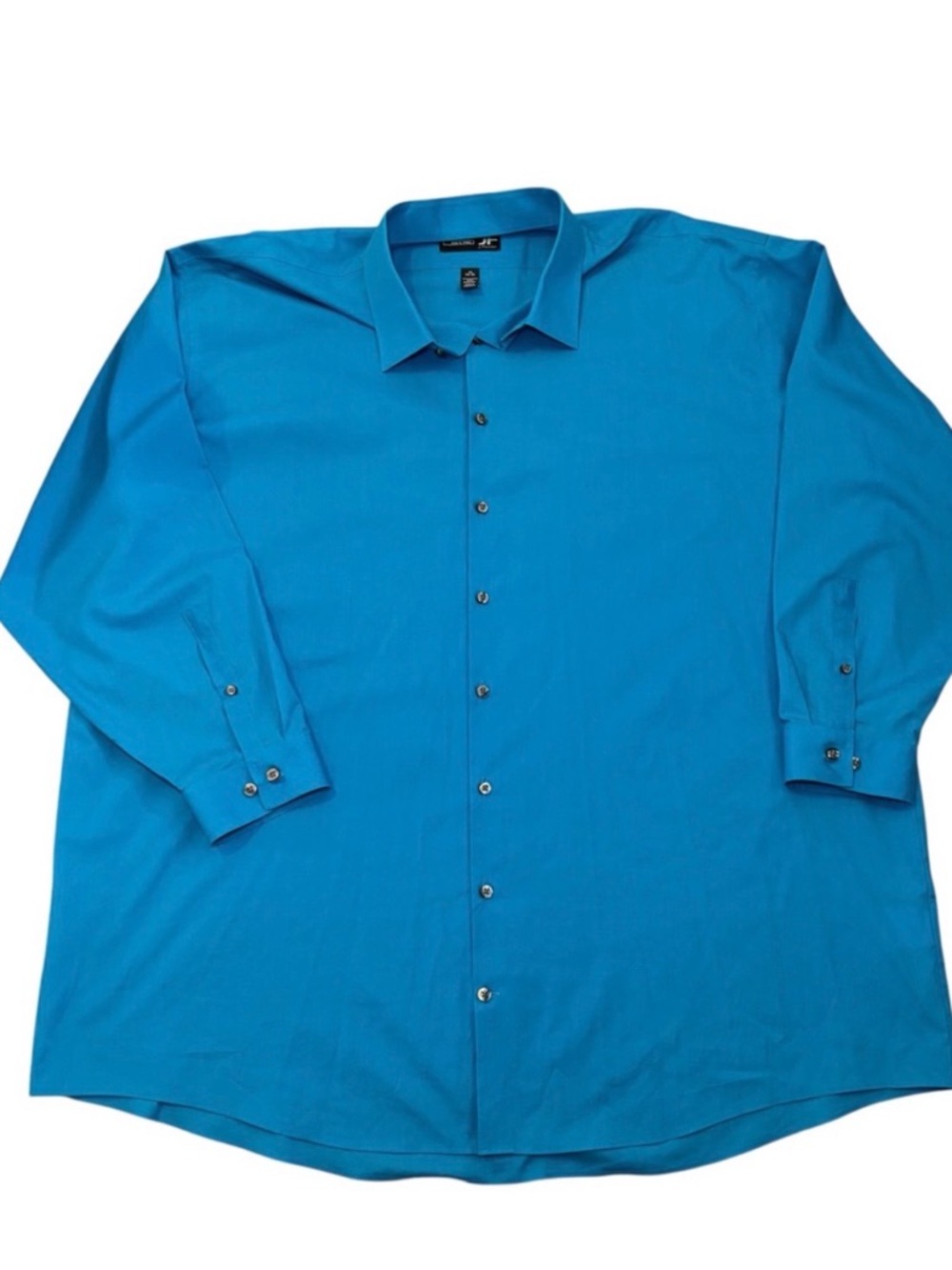 J.Ferrar Men’s Blue Dress Shirt Big & Tall 19 34/35 Button Down